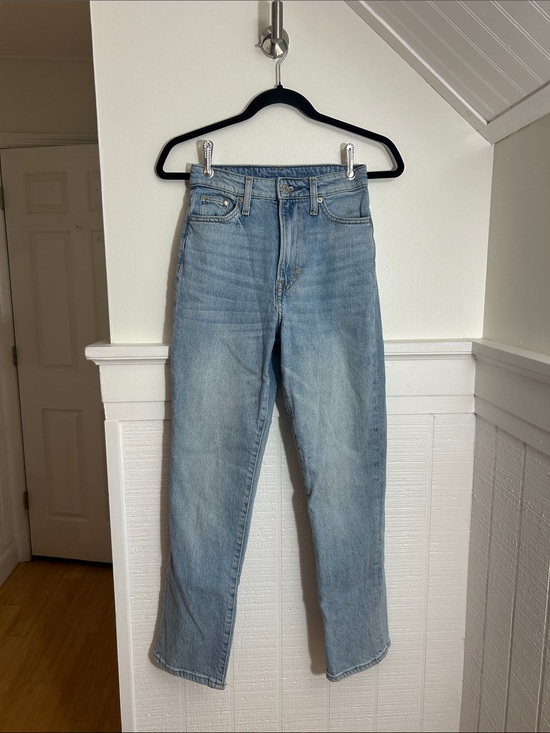 &Denim Denim - H&M Light Wash &Denim Vintage Mom Jeans size 0, high waist ankle length